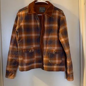 Plaid lined jacket